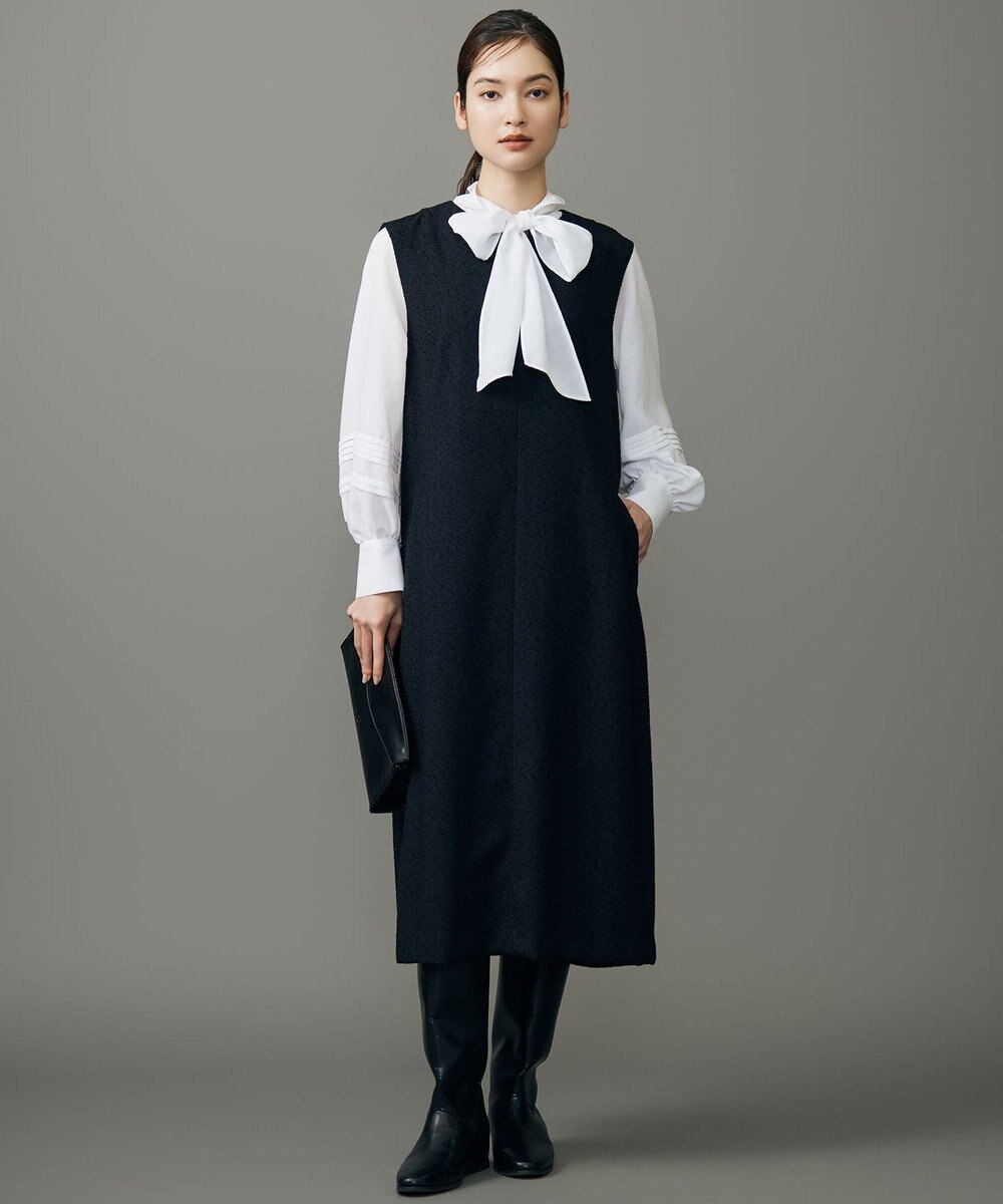 自由区 L 【17号サイズまで展開・カタログ掲載】ブライトリングツイード ジャンパースカート 