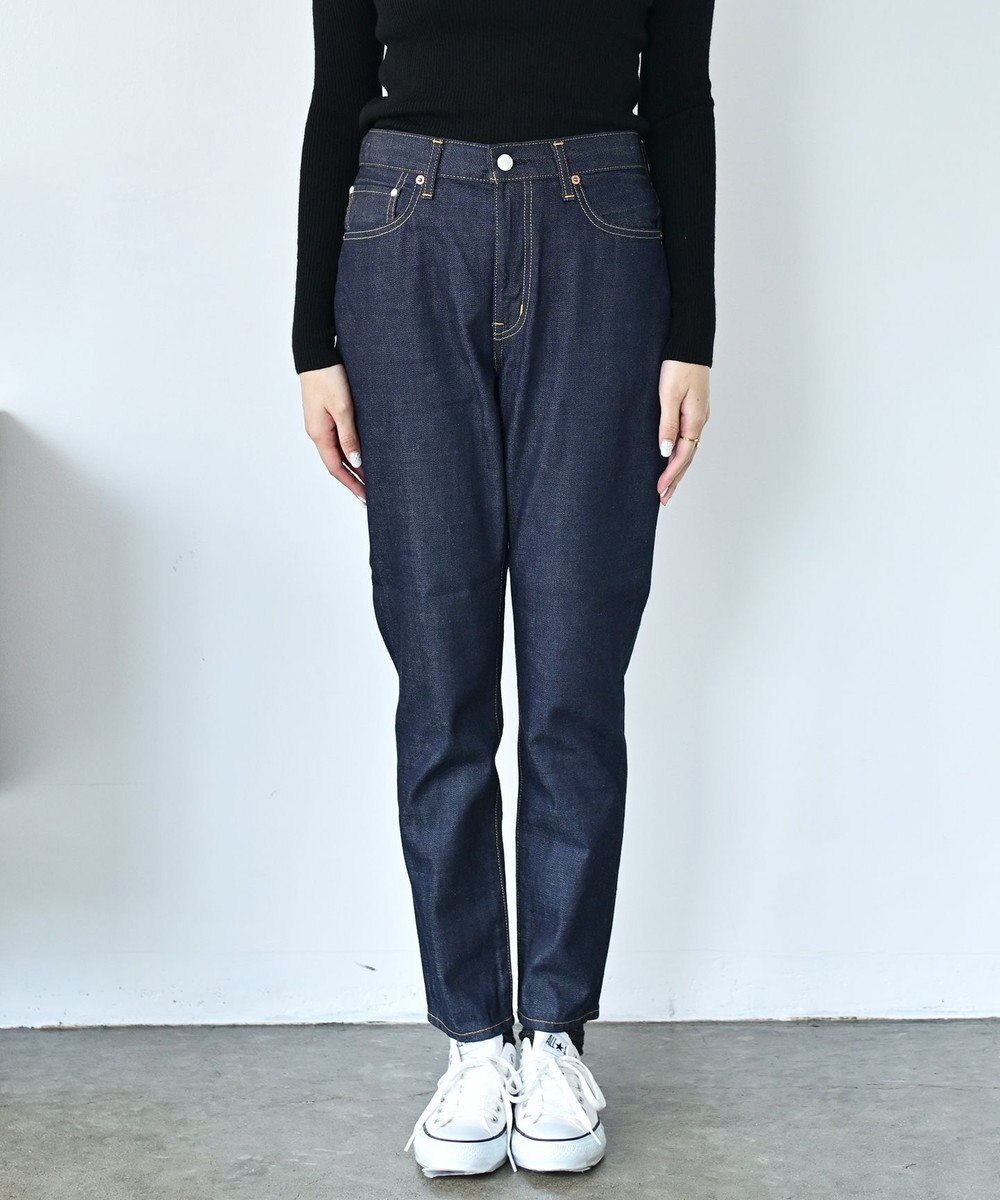 caqu FS relaxpencil Ⅱ 腰回りユッタリ テーパードデニム 