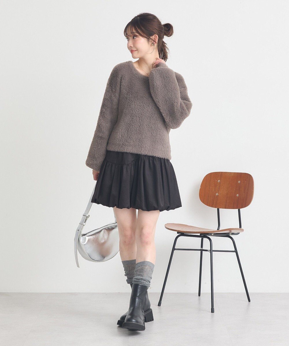 earth music&ecology Ｗフェイスシャギープルオーバー 