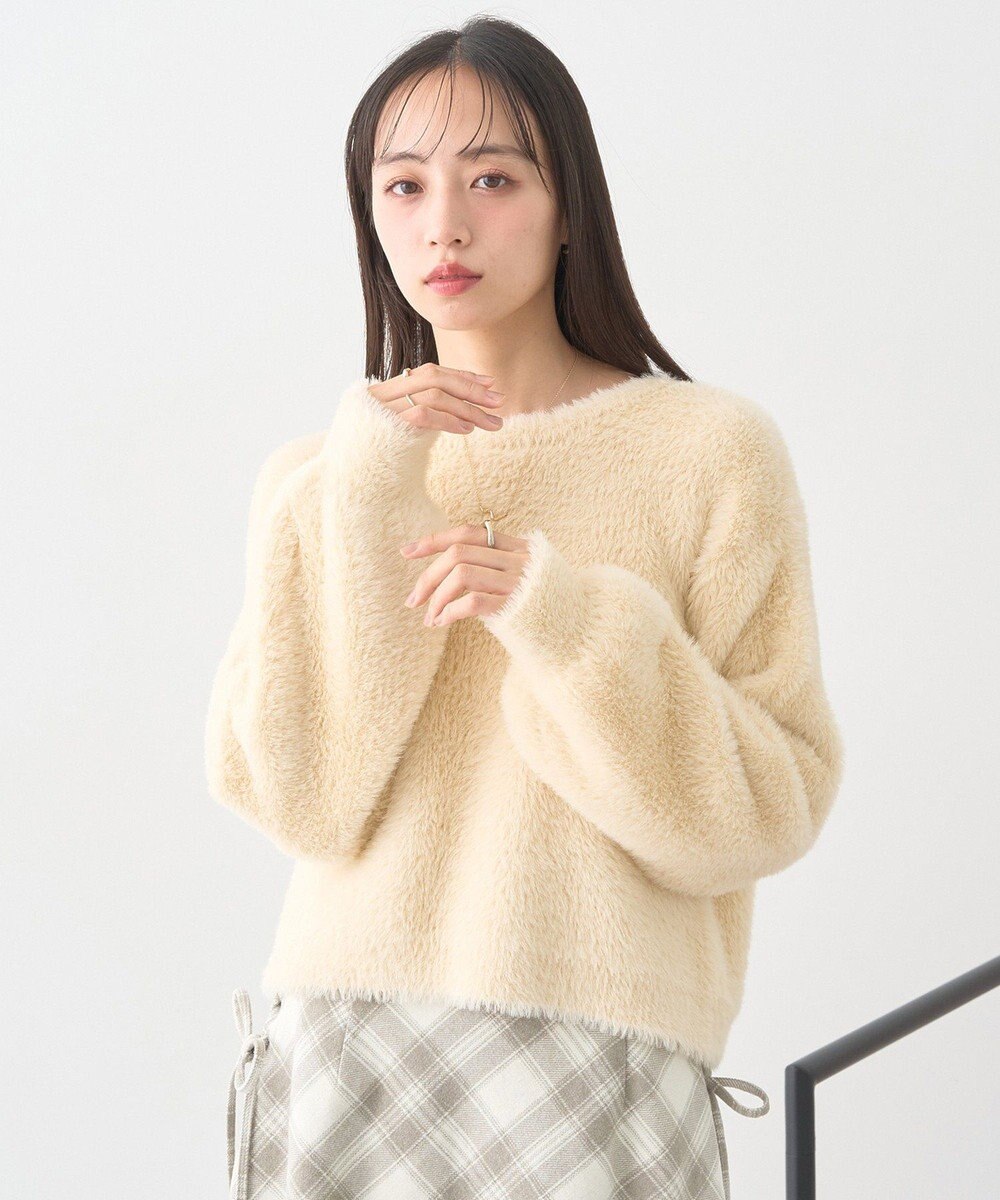 earth music&ecology Ｗフェイスシャギープルオーバー 