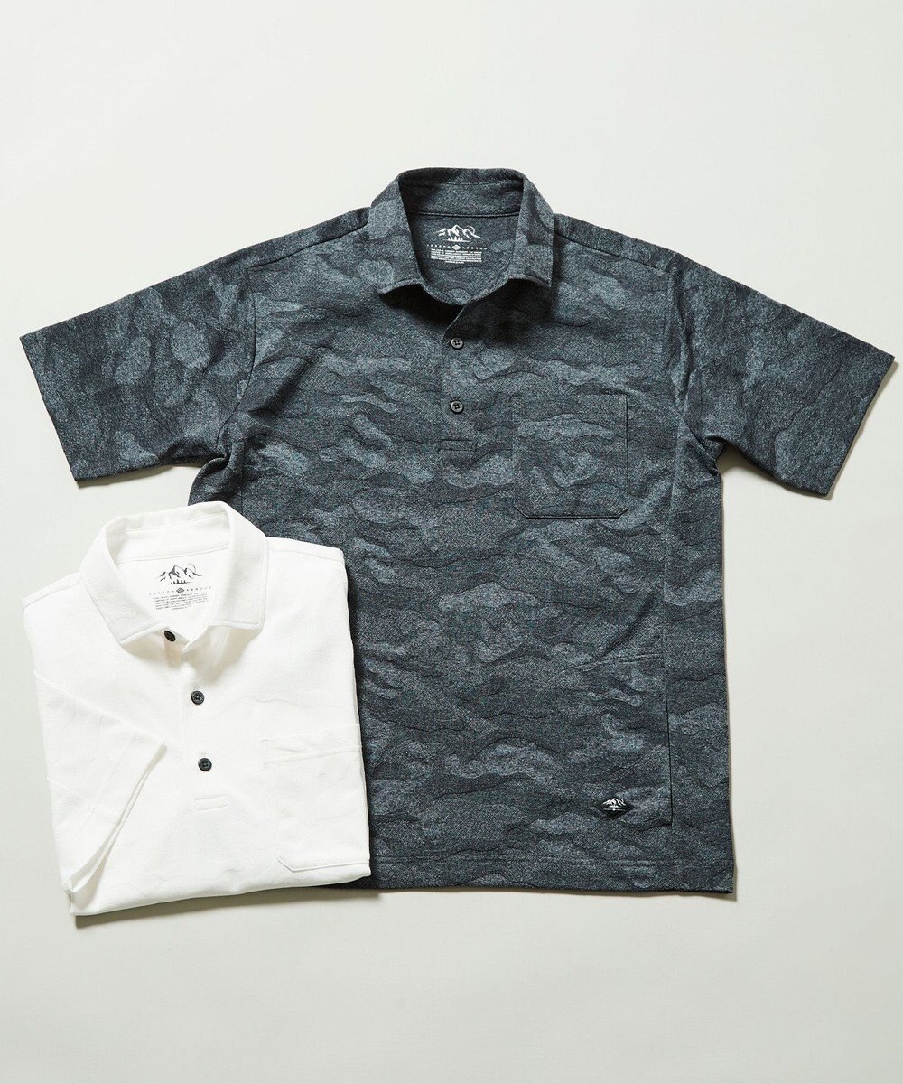 JOSEPH ABBOUD MOUNTAIN 【UNISEX】ドライタッチ クールスキンガードポロ 
