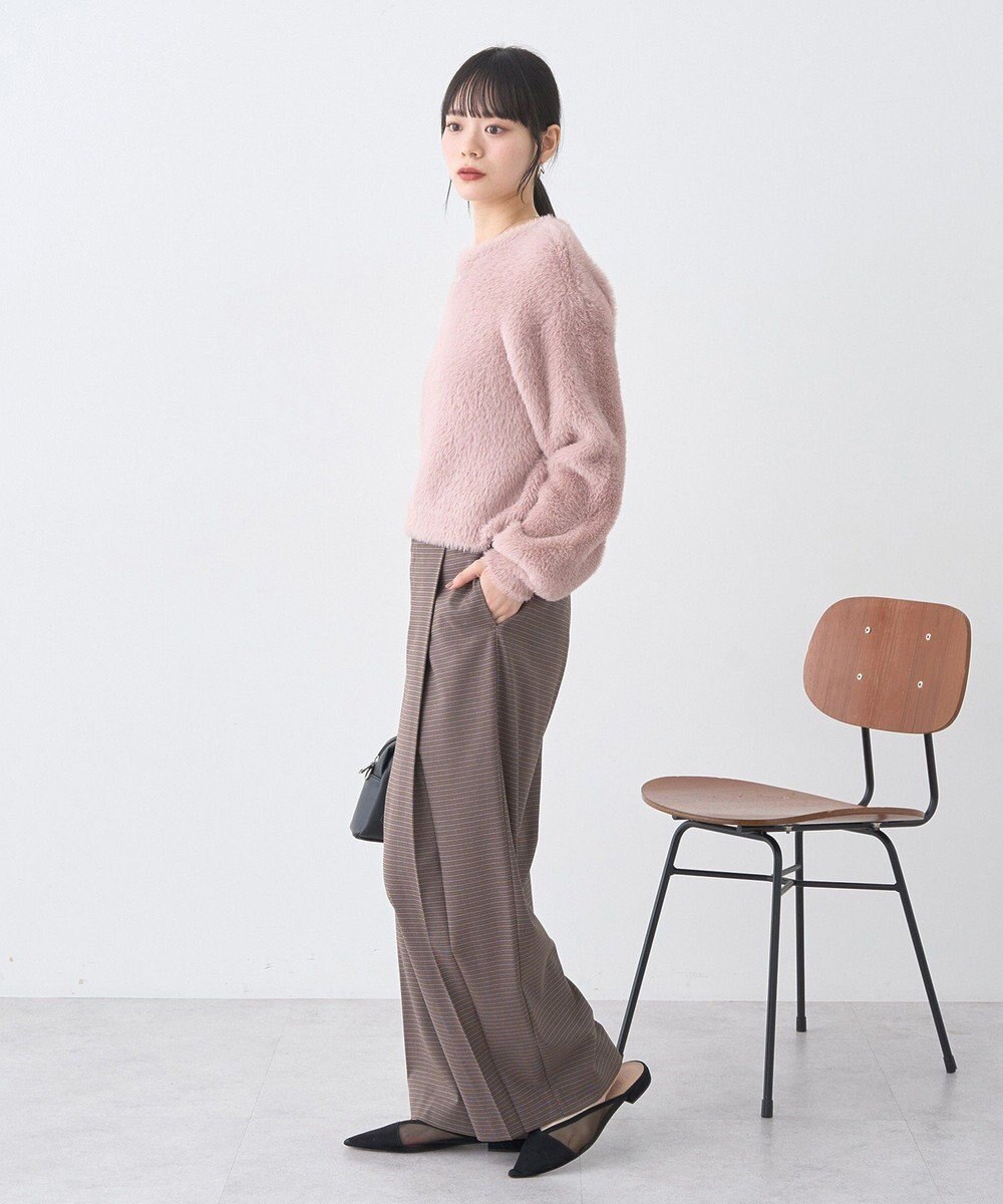 earth music&ecology Ｗフェイスシャギープルオーバー 