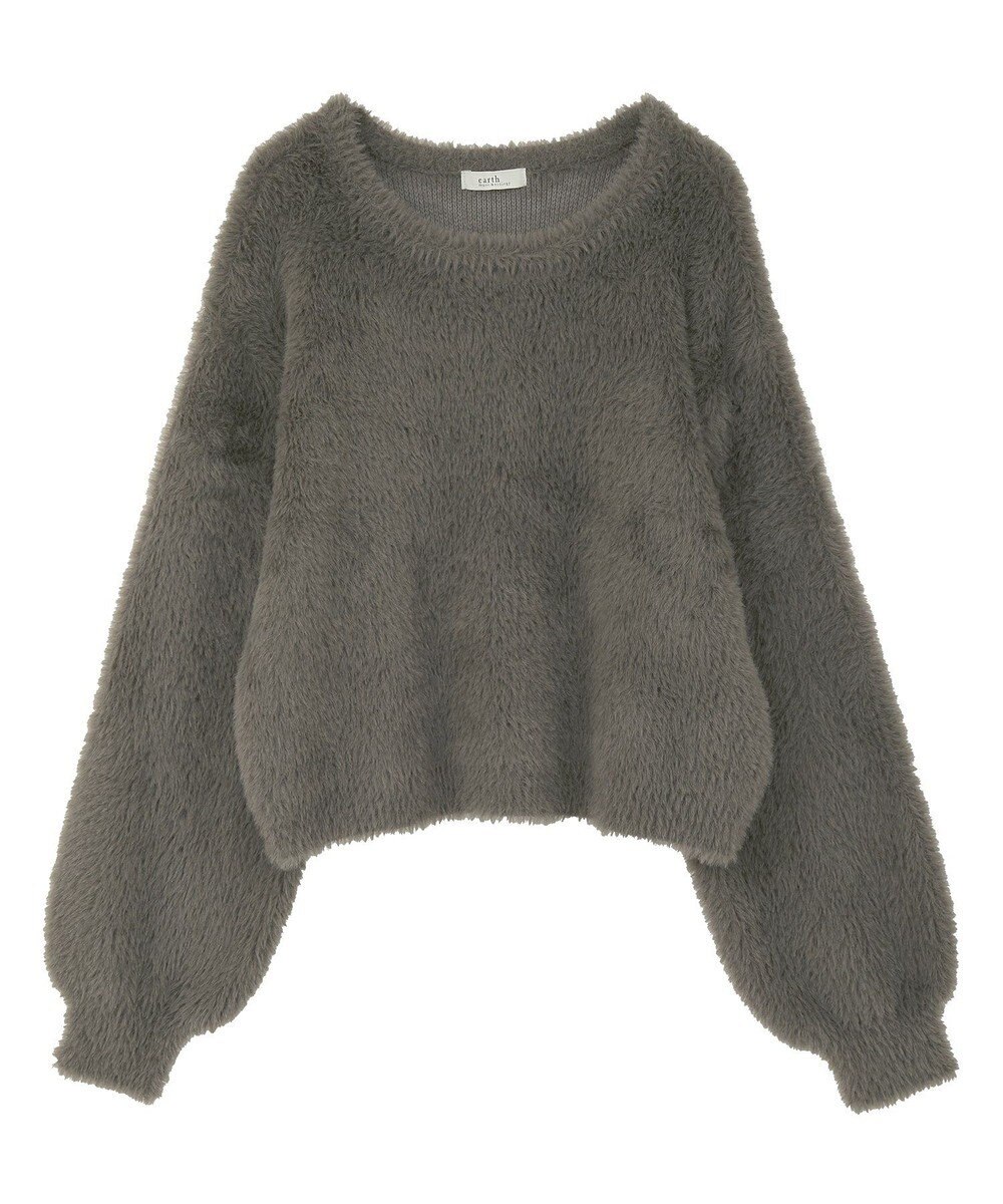 earth music&ecology Ｗフェイスシャギープルオーバー 