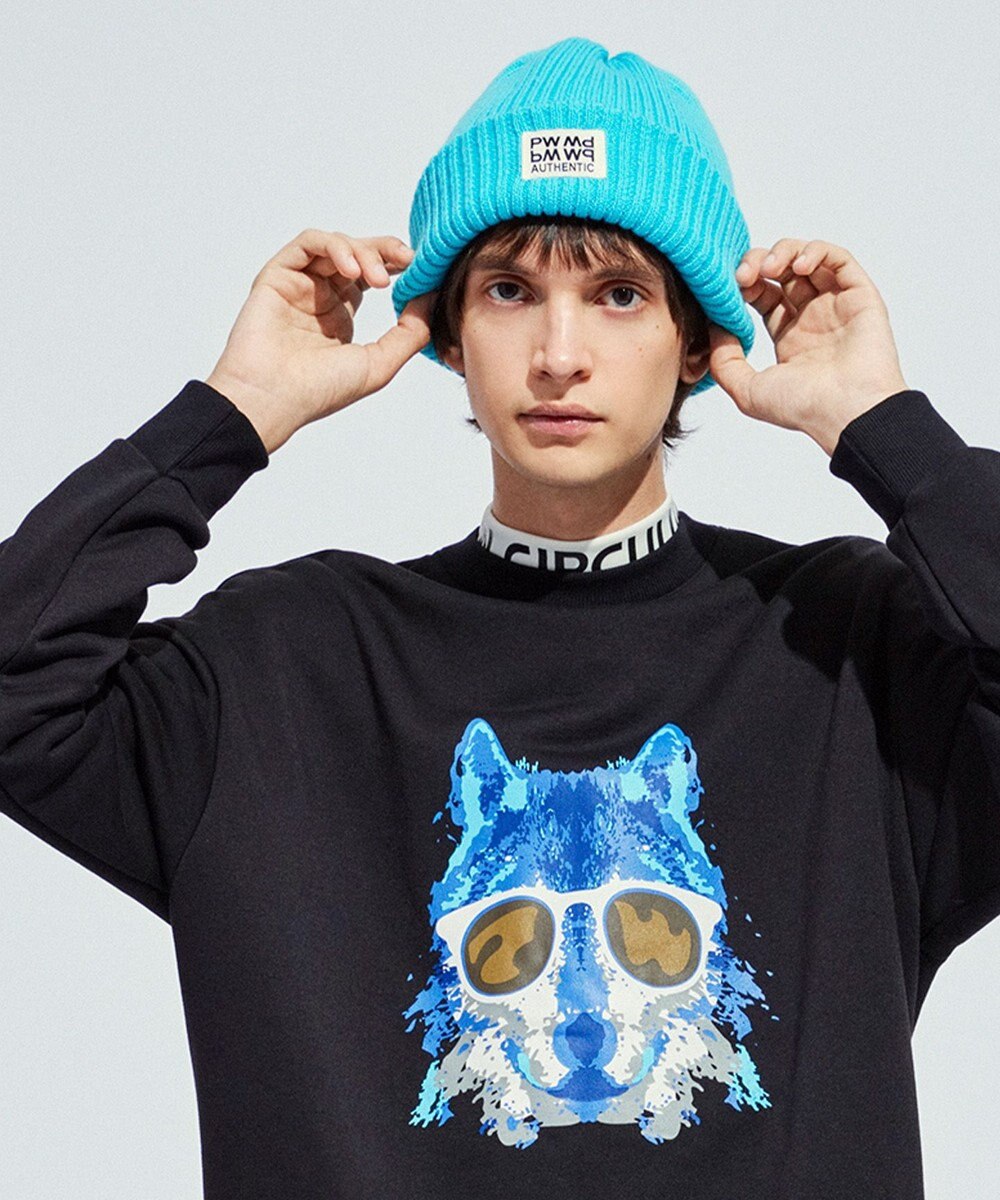 PW CIRCULUS 【手洗い可能】【UNISEX】POPカラー ニットキャップ 