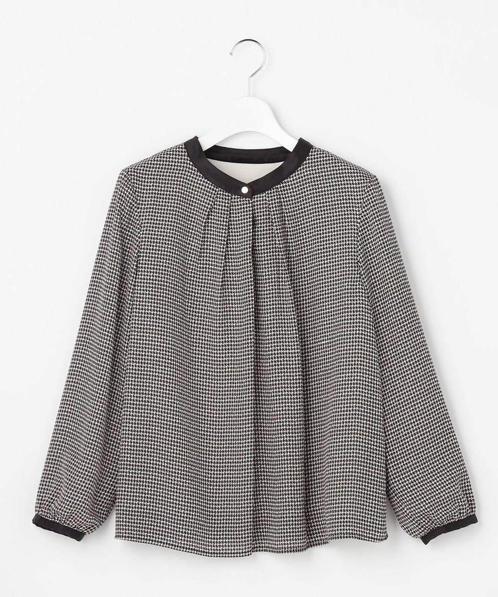 ANY SIS L 【裏起毛】エニポカ バンドカラー ブラウス 