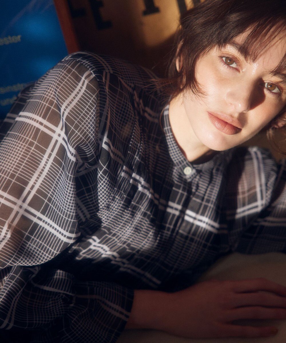 組曲 L エアリーボイルシアー ブラウス 