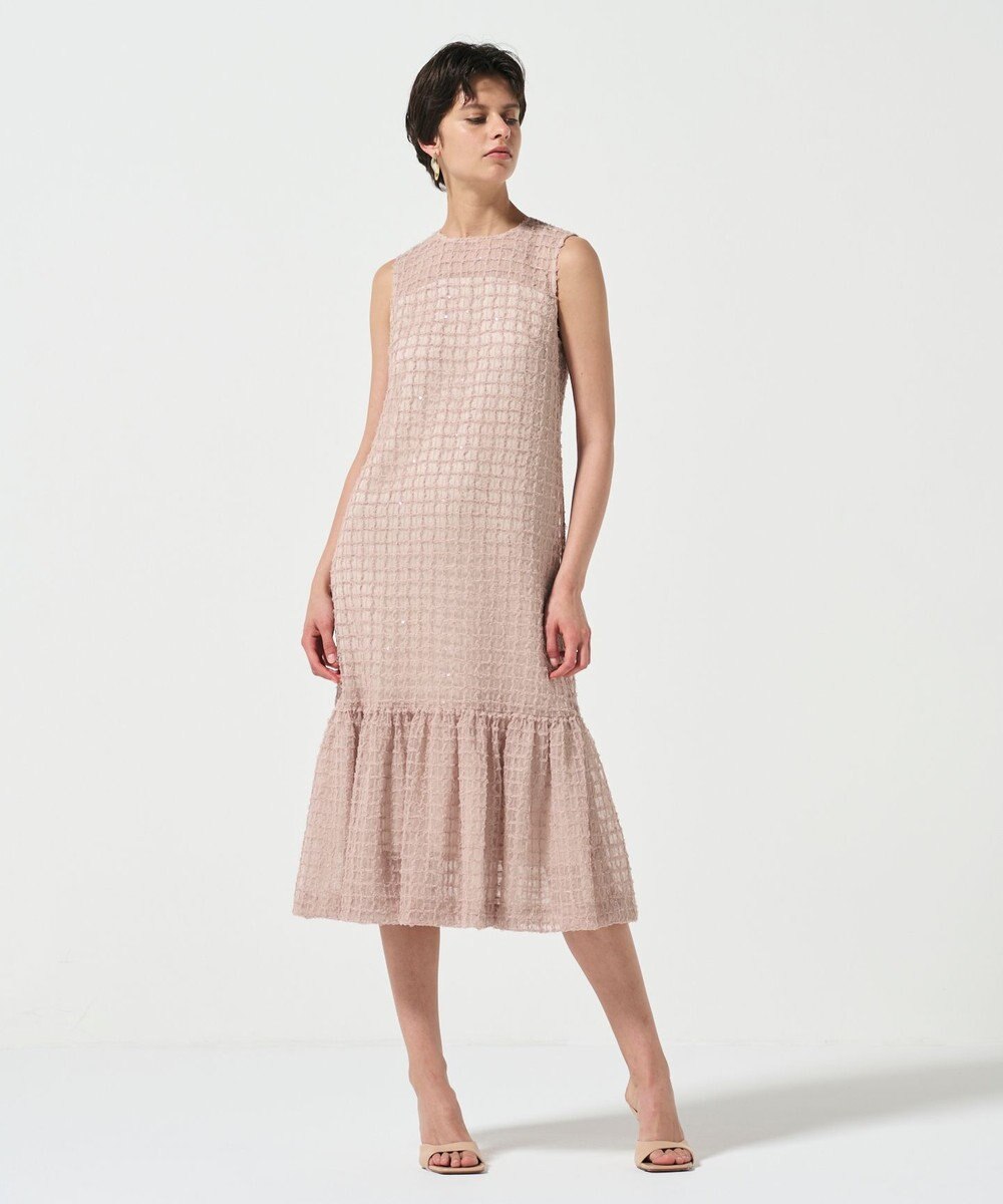 GRACE CONTINENTAL チュールチェックワンピース 