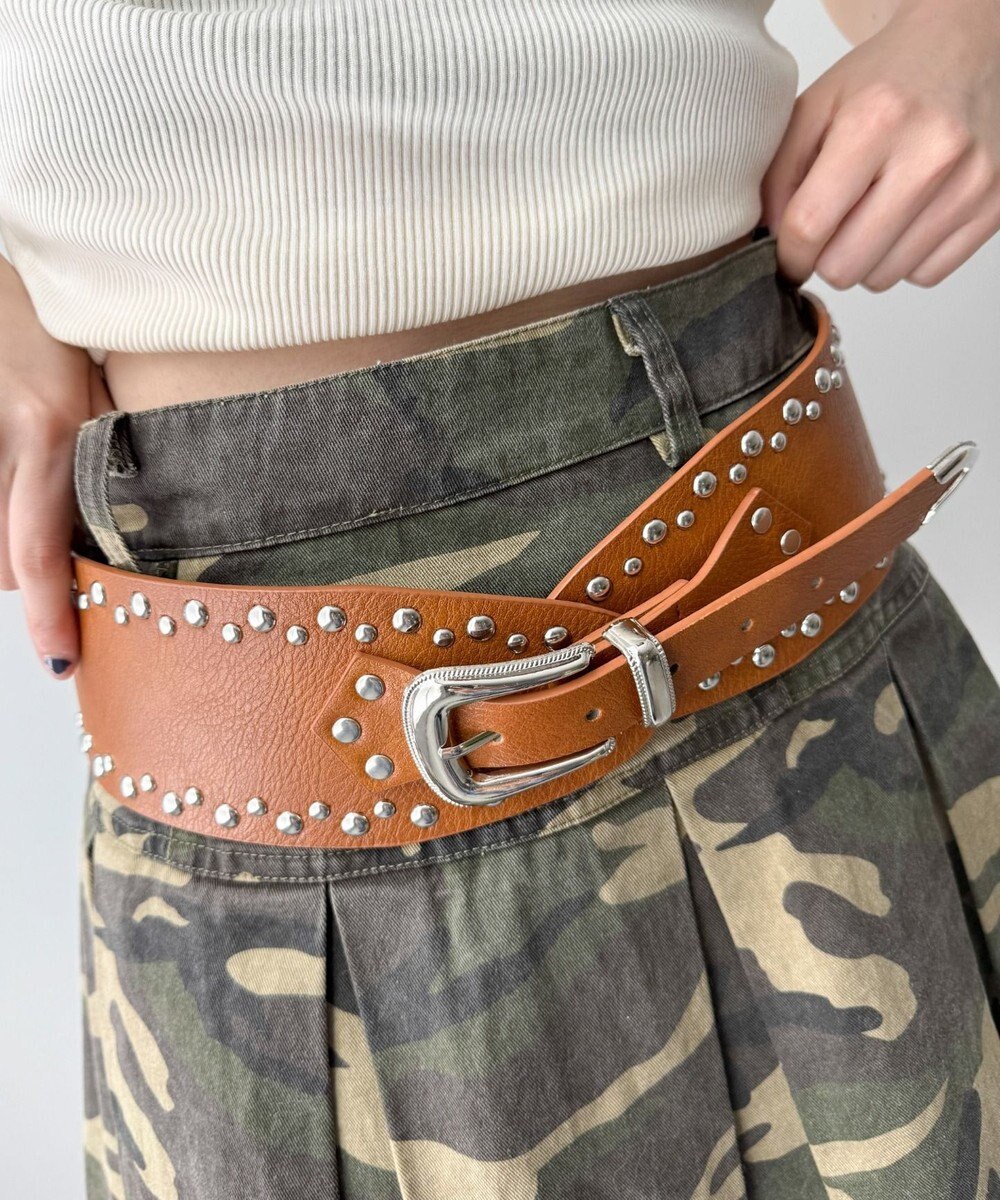 WEGO Lスタッズサッシュベルト 