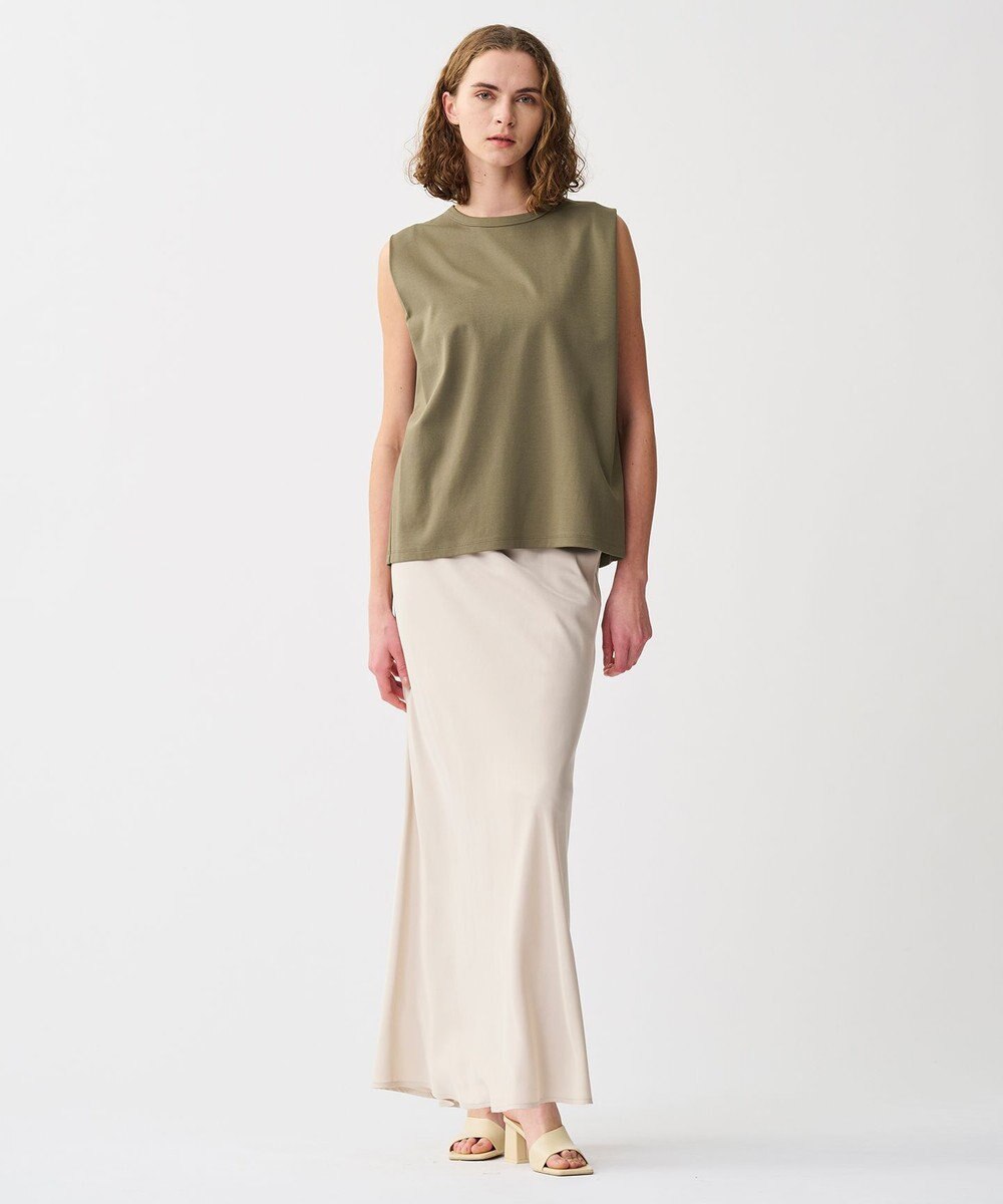 uncrave 【新色追加！】フィブリルシャンブレー フレアスカート 