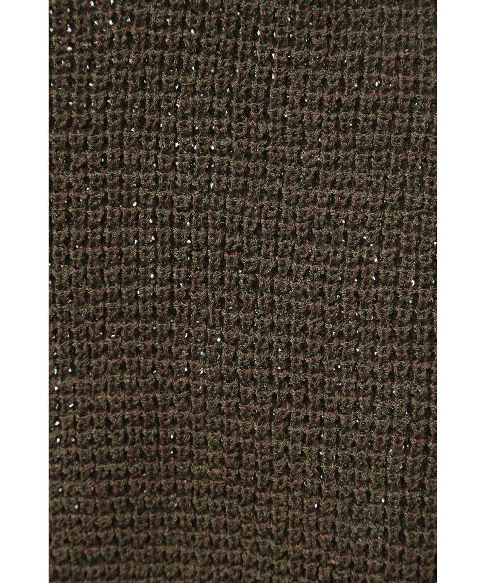 CRAFT STANDARD BOUTIQUE ワッフル編み短丈ニットベスト 