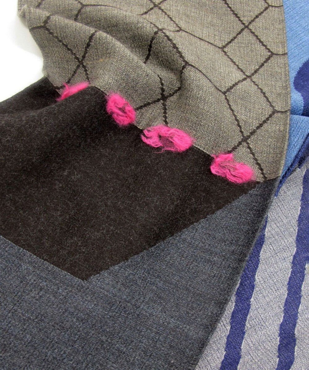 POLS ウールレイヤーストール 