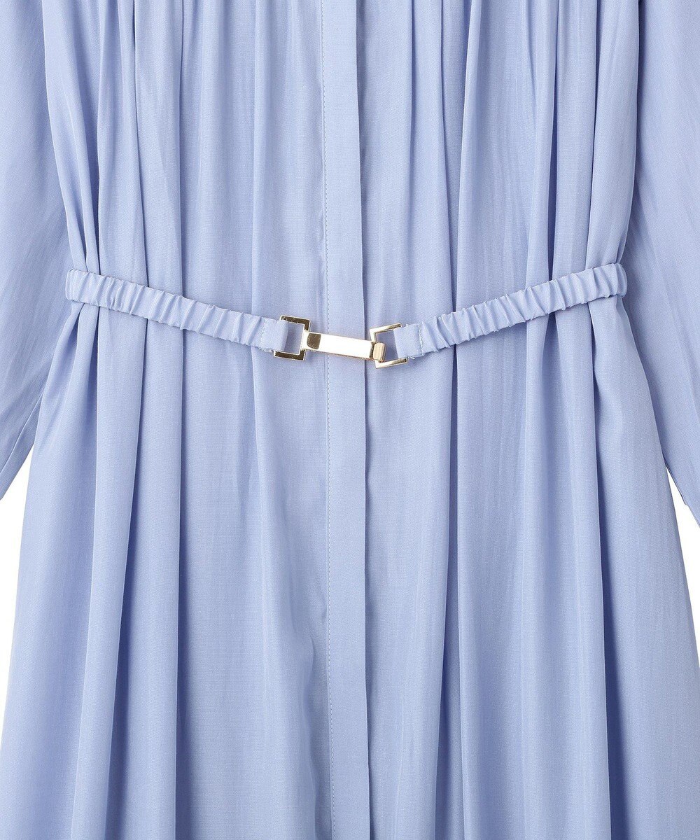 YECCA VECCA ベルト付きギャザーワンピース 