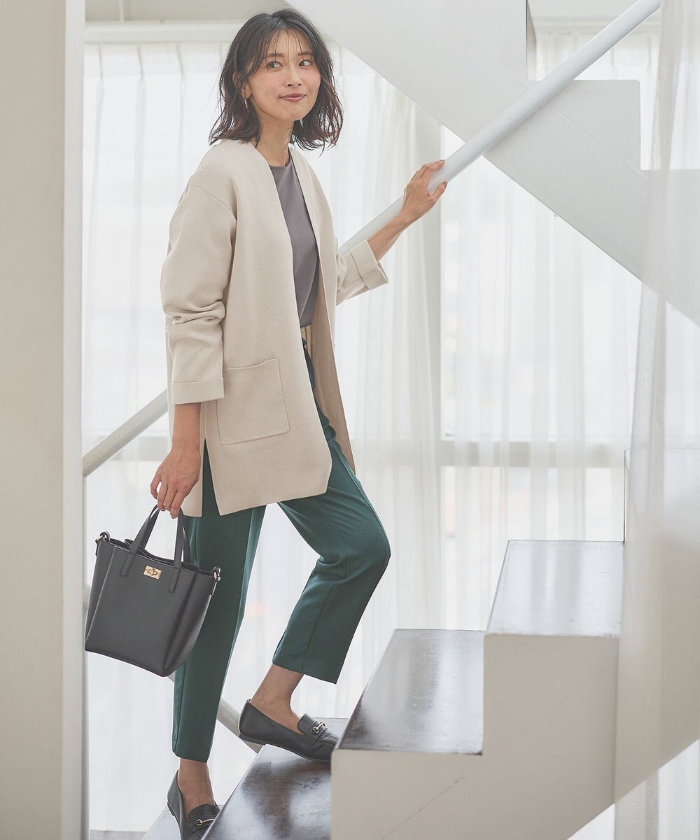 ANY L 【洗濯機可】総針ロングコーディガン 