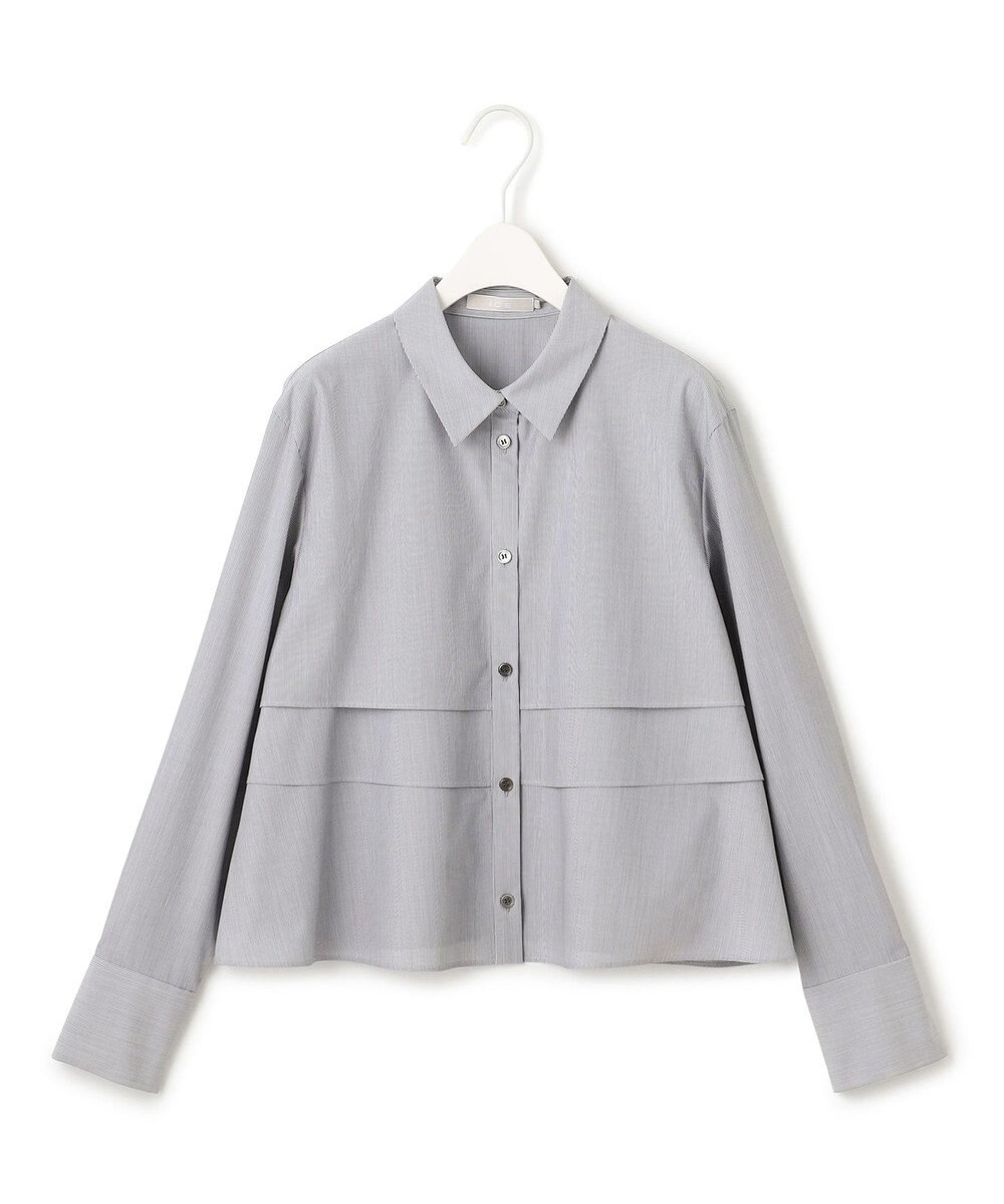 ICB 【洗える】 クリーンブロード クロップドブラウス 