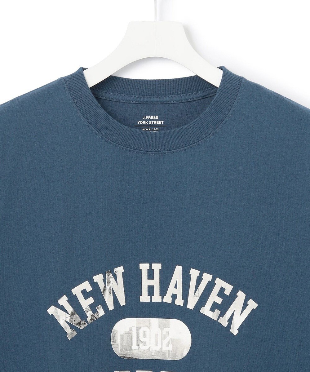 J.PRESS YORK STREET 【UNISEX】フォトプリント Tシャツ ”College Logo” 