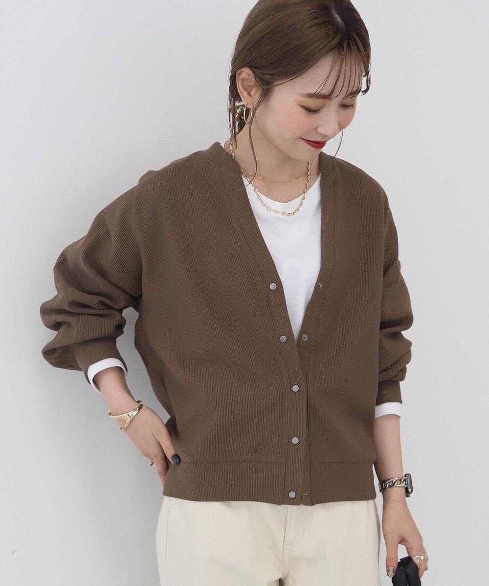 AMERICAN HOLIC Ｖネックリップルカーディガン 