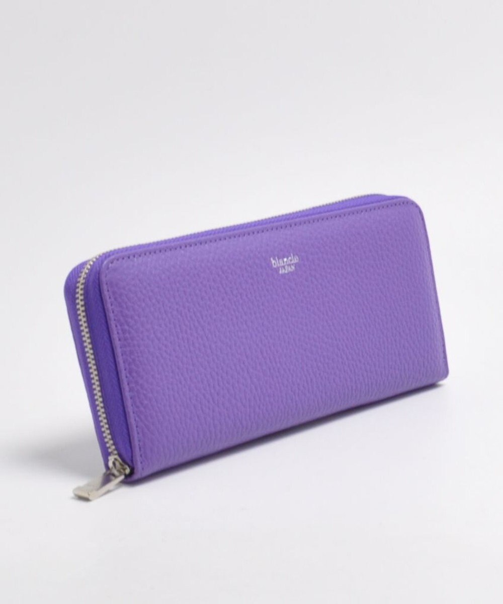 blancle シュリンクレザーラウンドジップ ロングウォレット 