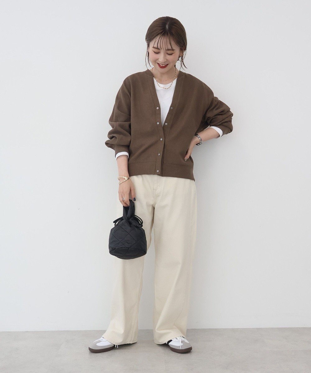 AMERICAN HOLIC Ｖネックリップルカーディガン 