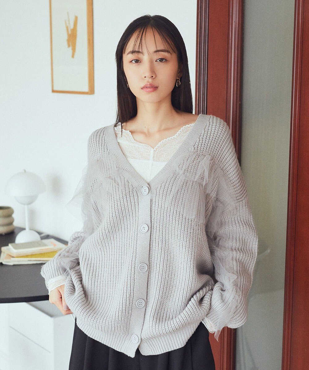 earth music&ecology あったか２ｗａｙレースプルオーバー 