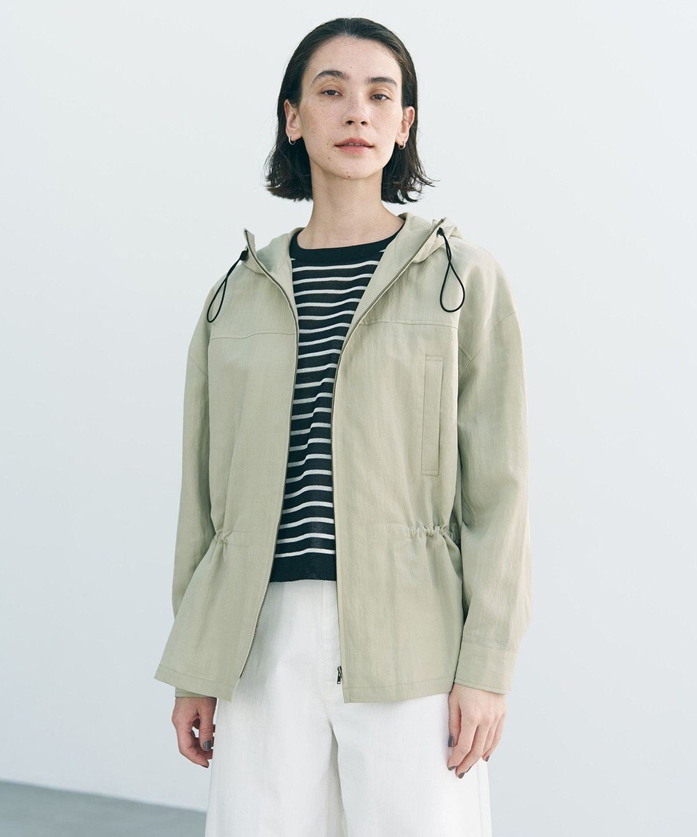 UNFILO L ドロスト フーディブルゾン 