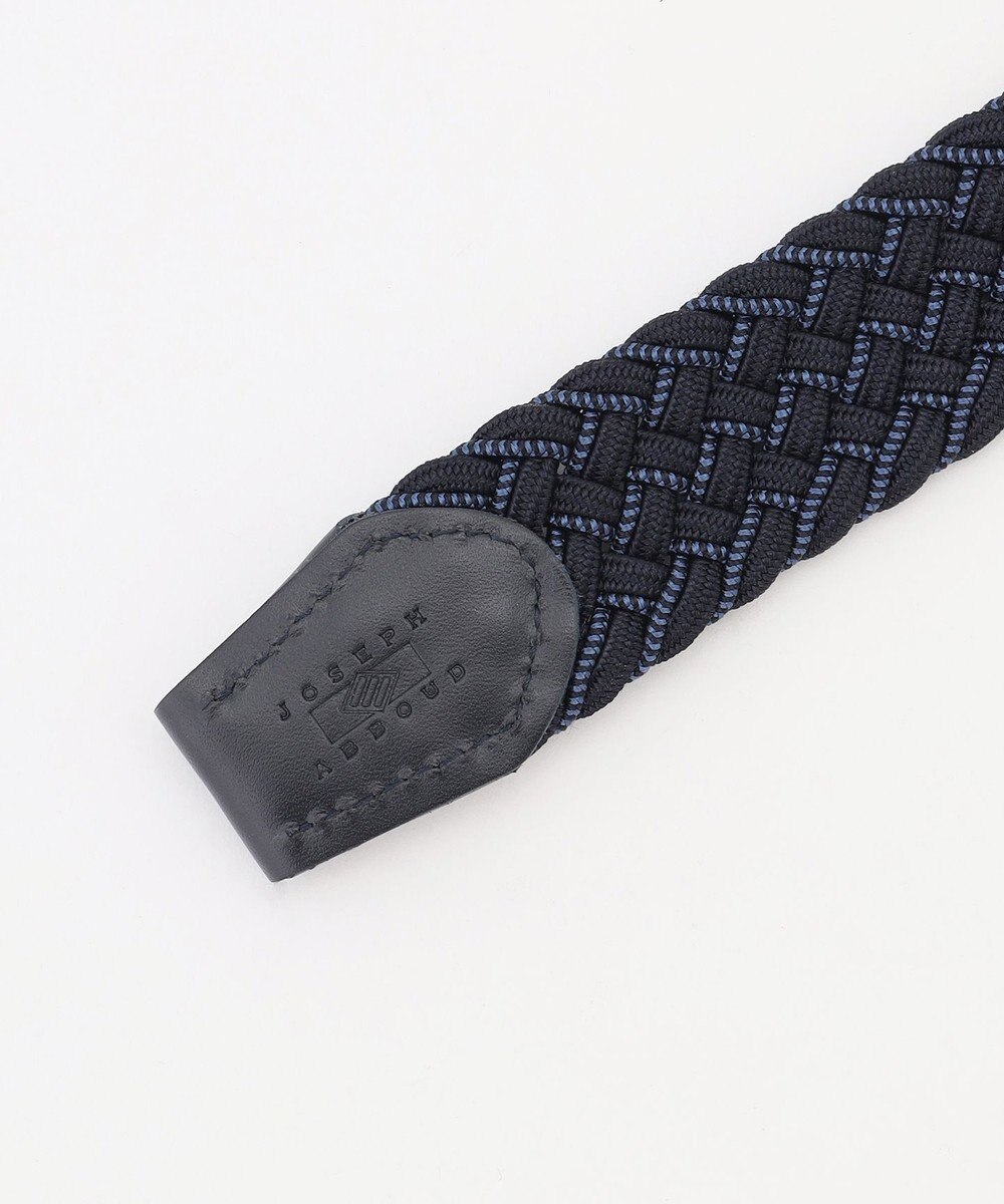 JOSEPH ABBOUD 【キングサイズ・イタリア素材・ストレッチ・日本製】メランジグリッドストレッチ ベルト 