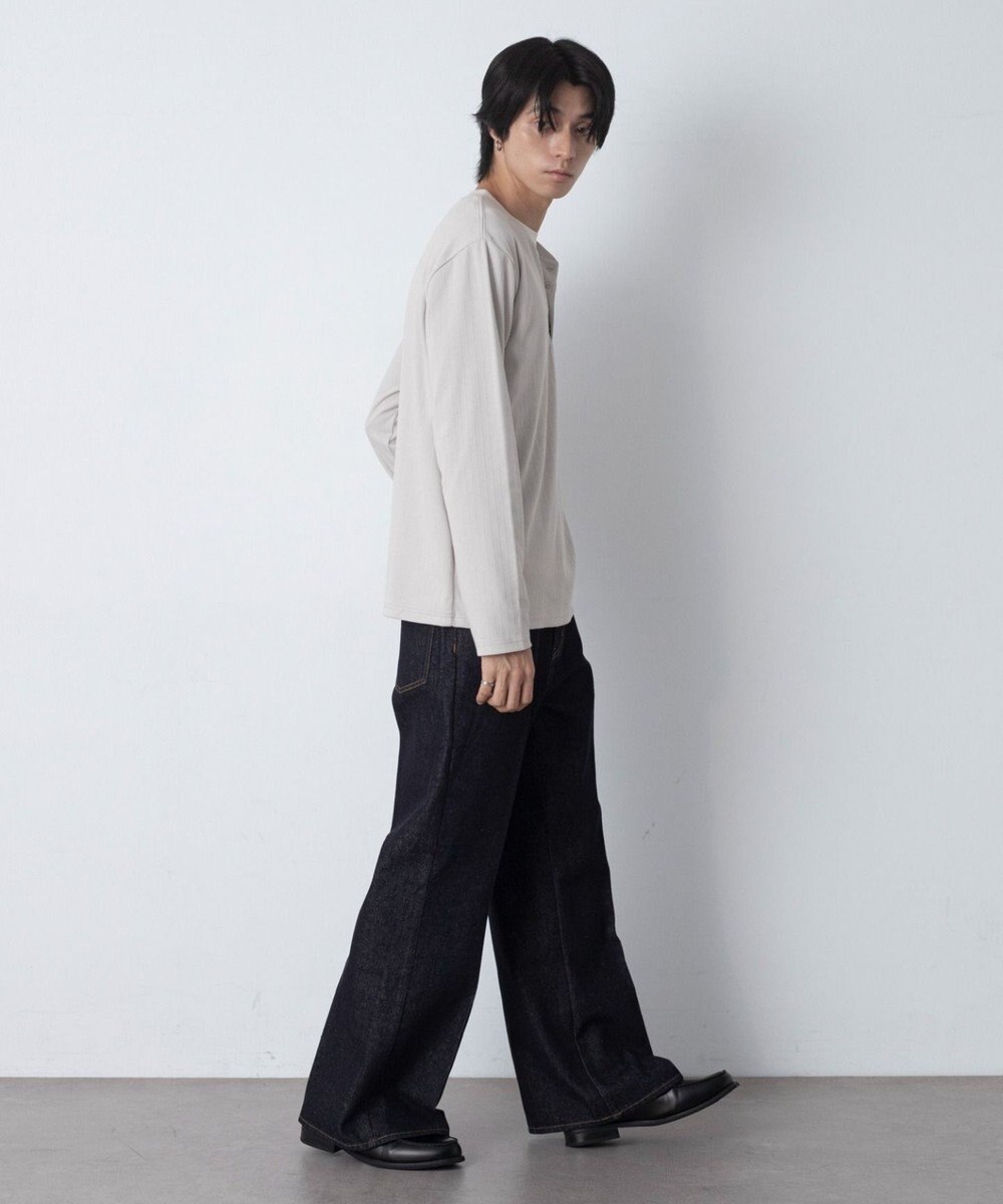 WEGO フレアデニムスラックス 