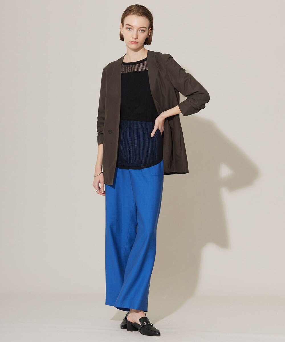 ICB 【洗える】 ドライメッシュ ニットトップス 