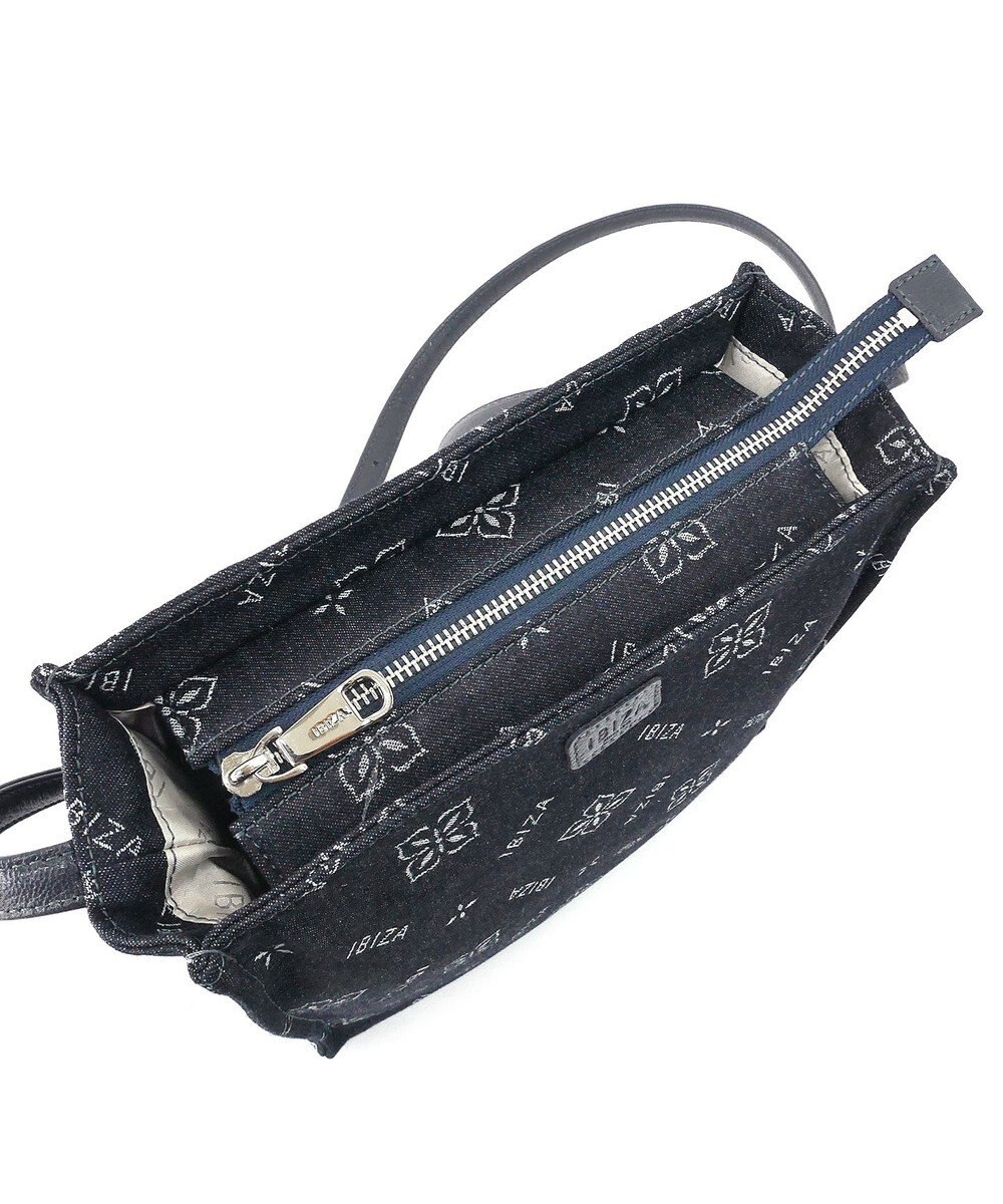 IBIZA アスール　ロゴデニム　ショルダーバッグ 