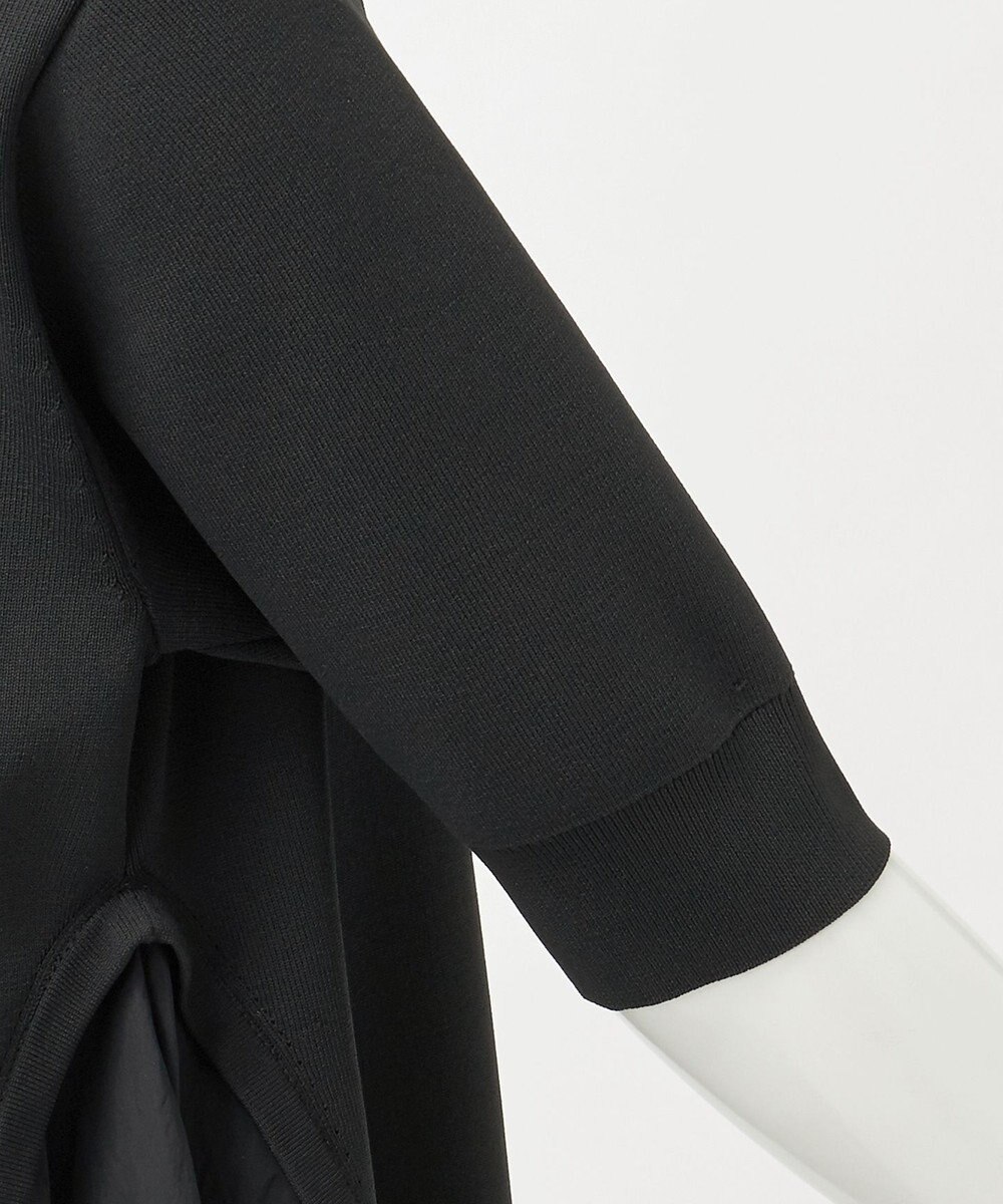 23区 L 【R(アール)】ナイロンタフタドッキング ニットワンピース 