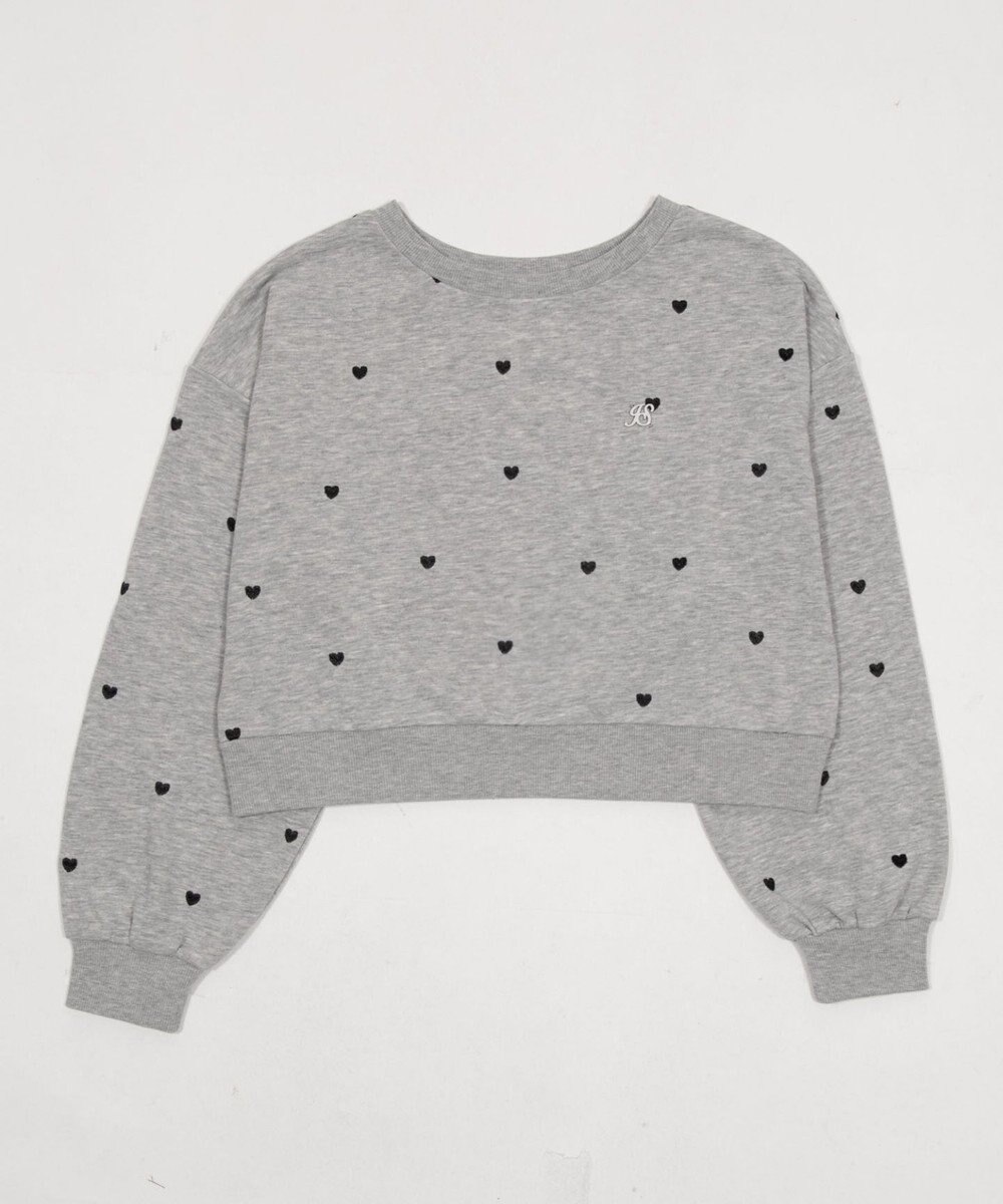 WEGO ハート総柄刺?スウェット 