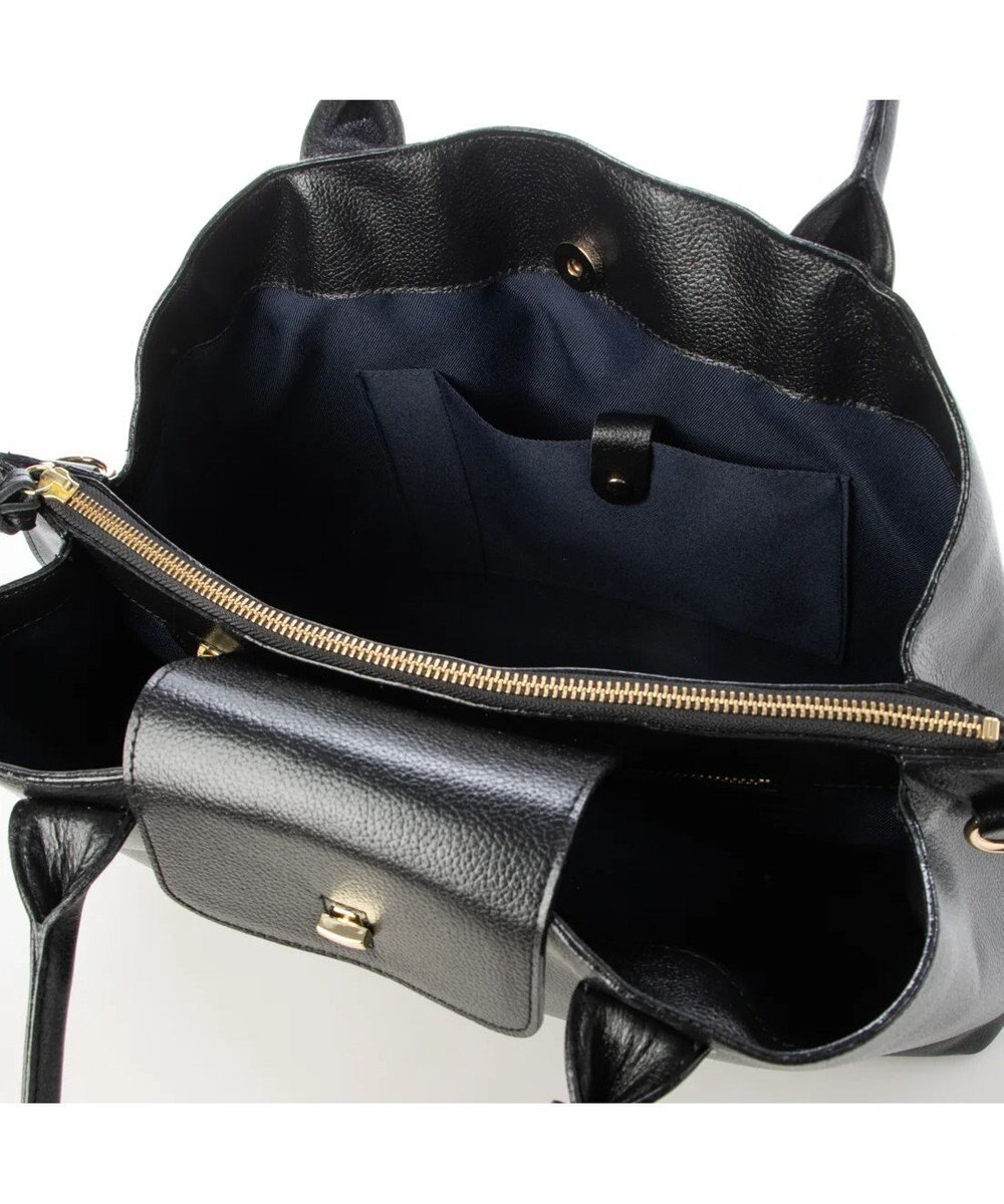 UNBILLION perche ゴートユーティリティヒネリかぶせA4トート 