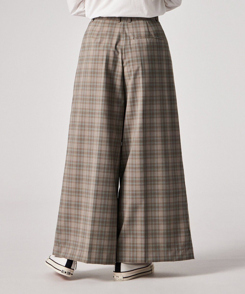Paul Smith チェック ワイド キュロット トラウザーズ 