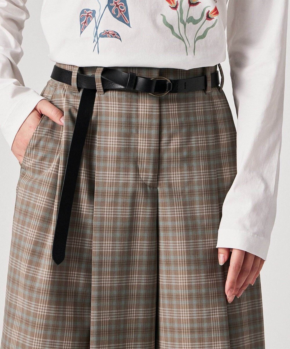 Paul Smith チェック ワイド キュロット トラウザーズ 