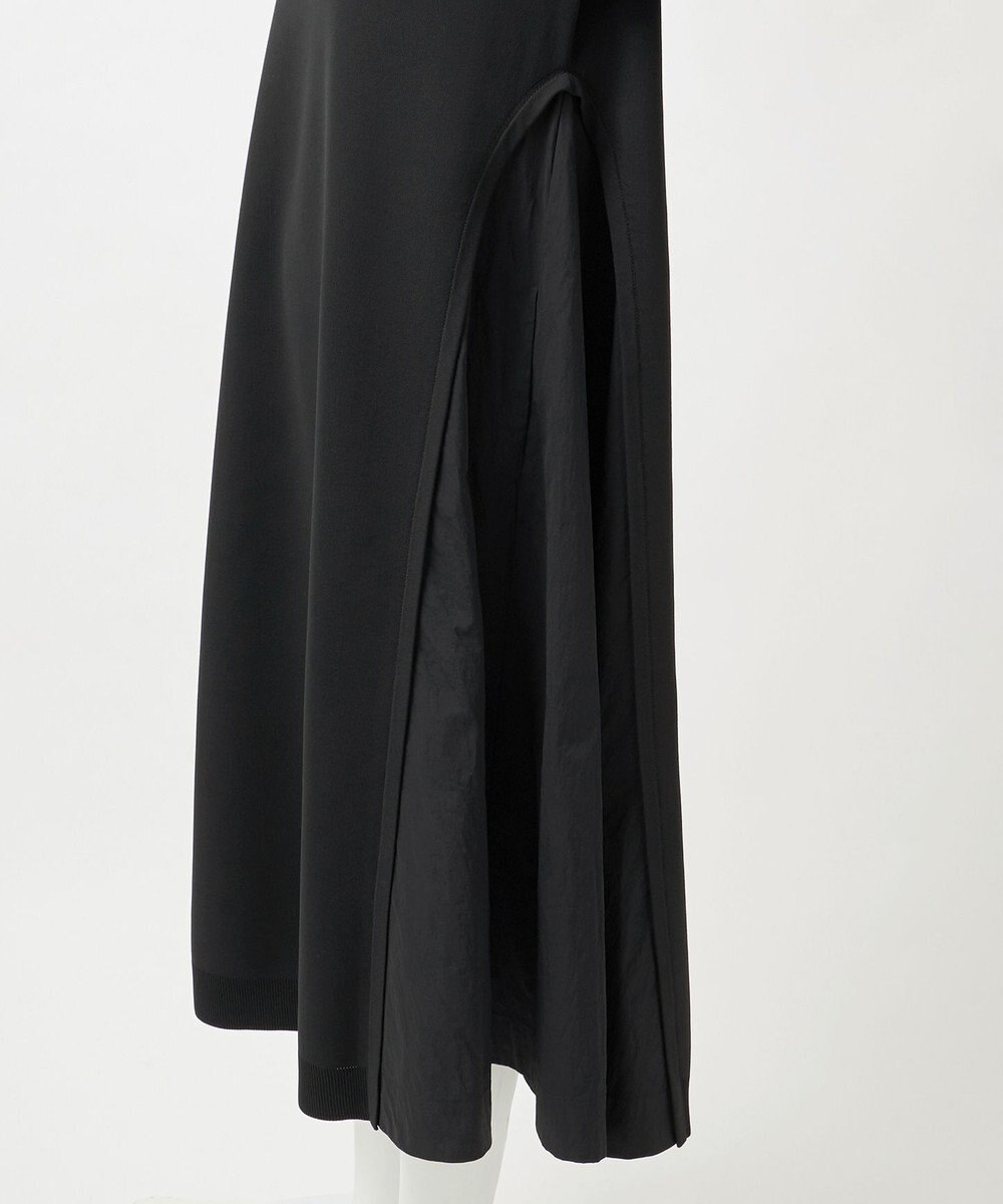 23区 L 【R(アール)】ナイロンタフタドッキング ニットワンピース 