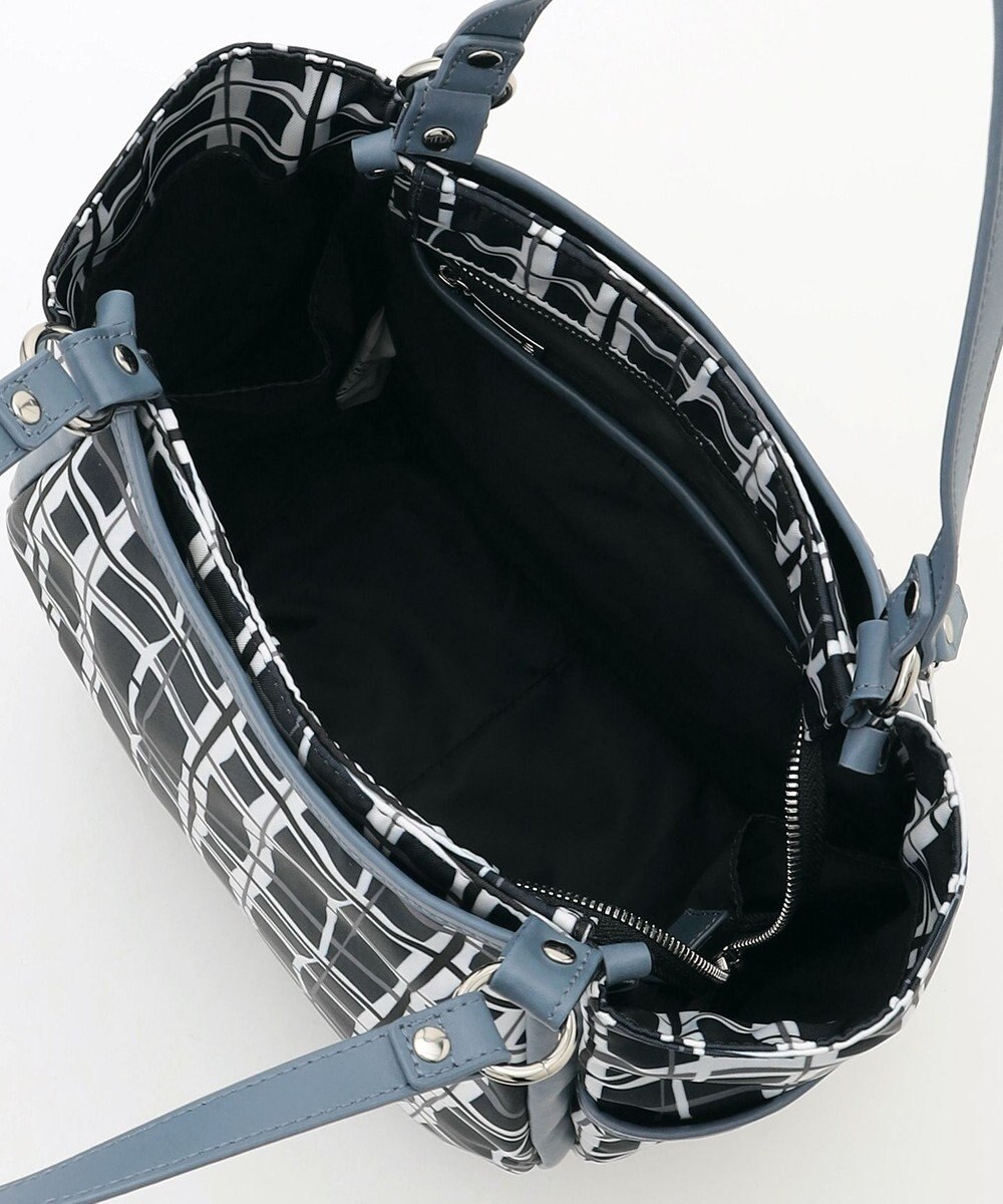 Y'SACCS ドローイングチェックトートバッグ 