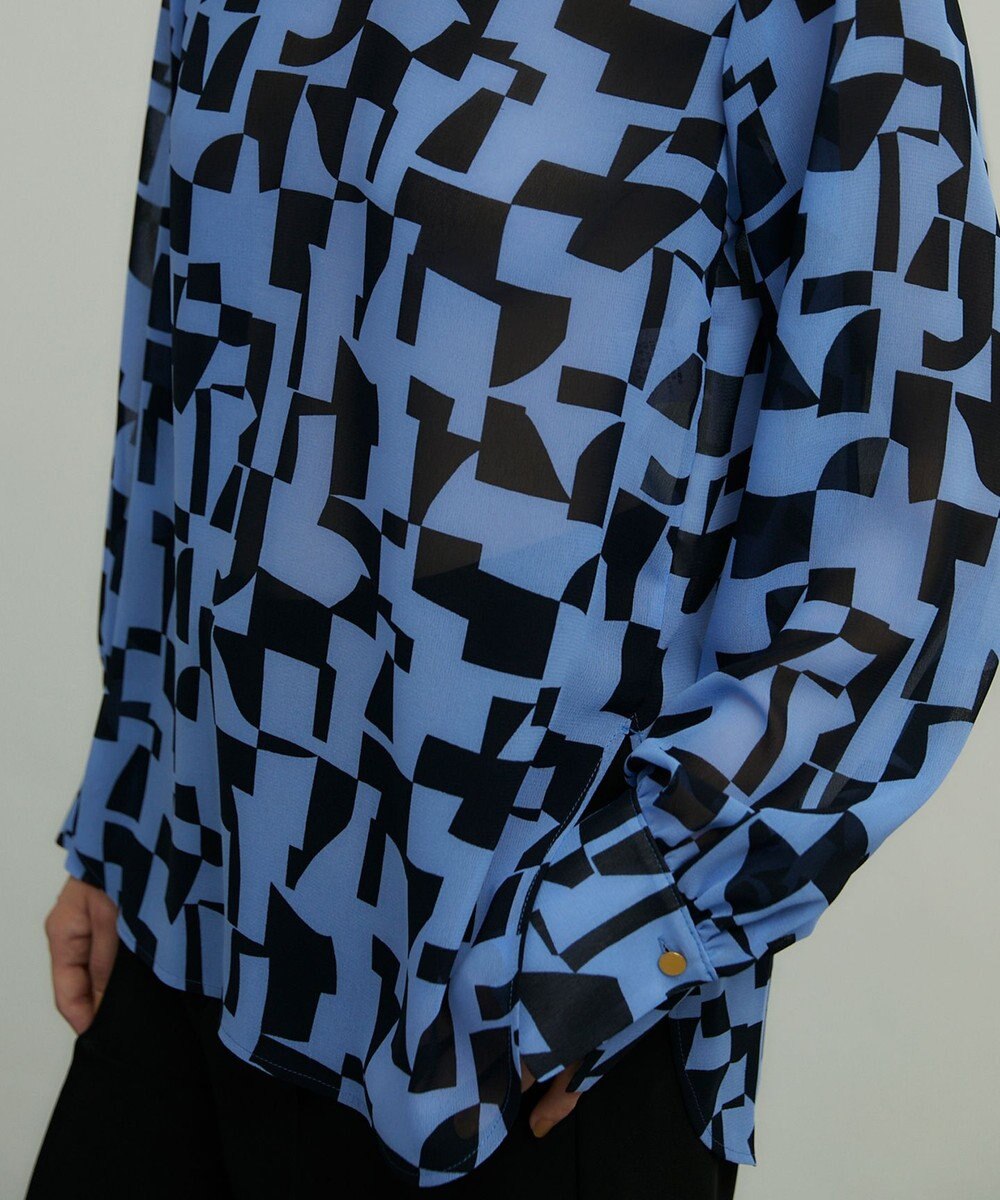 BEIGE， LUCIE / ノーカラーブラウス 