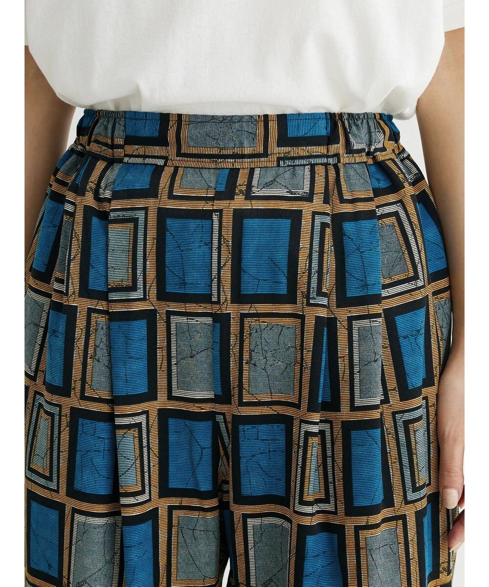 Green Parks アフリカン柄イージーパンツ 