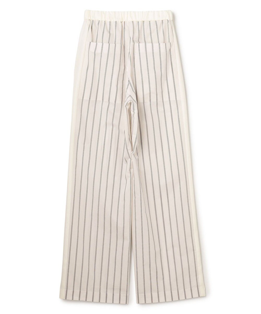 BEIGE， QUARTZ / 側章コンビ ストライプパンツ 