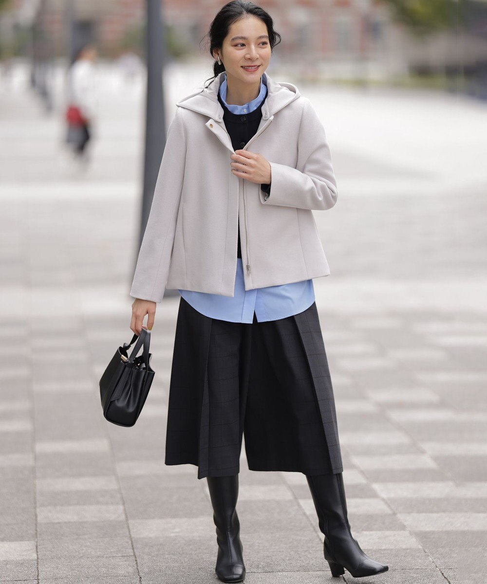 組曲 S ハンサムツイルキュロット パンツ 