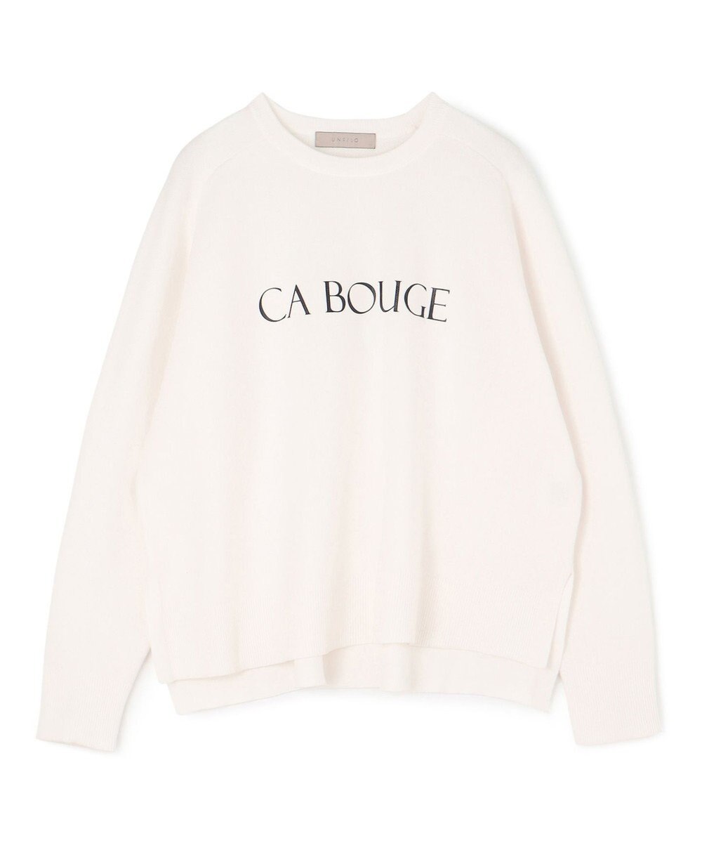 UNFILO スウェットライクロゴニット 