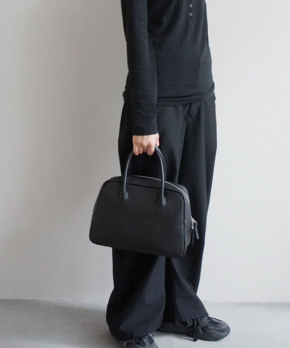 TIDEWAY MOSS グリッド ボストンバッグ M 