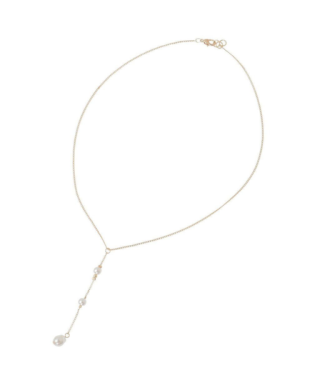 Green Parks パール２連Ｙ字ネックレス 