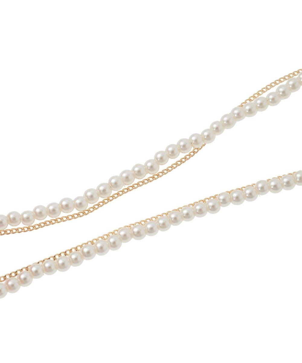 Green Parks パール２連Ｙ字ネックレス 