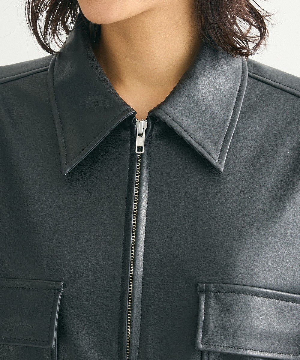 Green Parks フェイクレザージャケット 