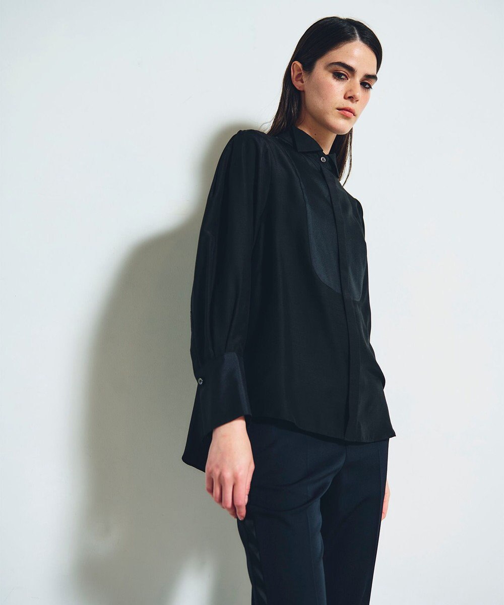 シルクコンビドレスシャツ / GRACE CONTINENTAL | ファッション通販