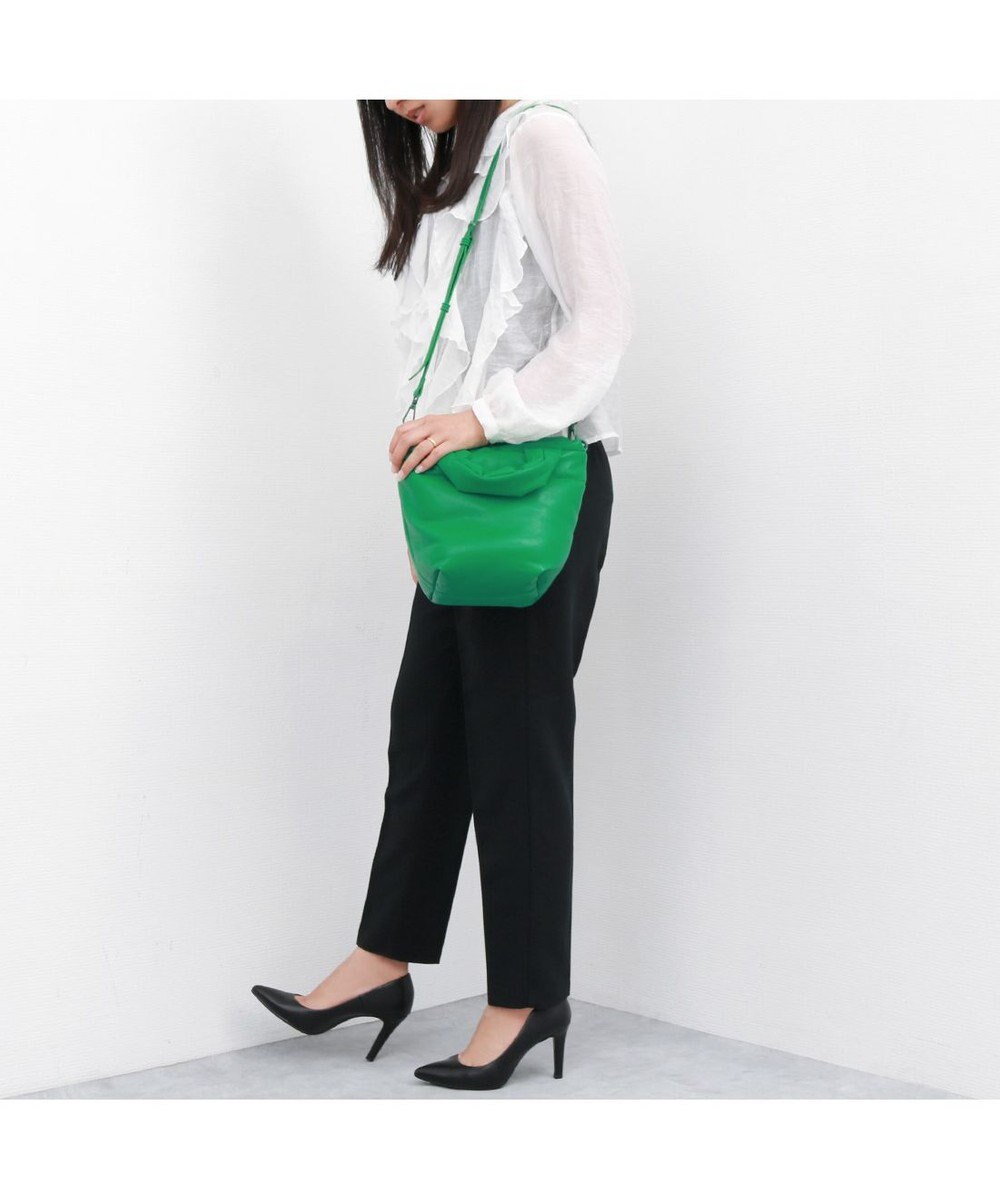 UNBILLION カシュカシュ cachecache / ポーチ付きパファーミニトートバッグ 