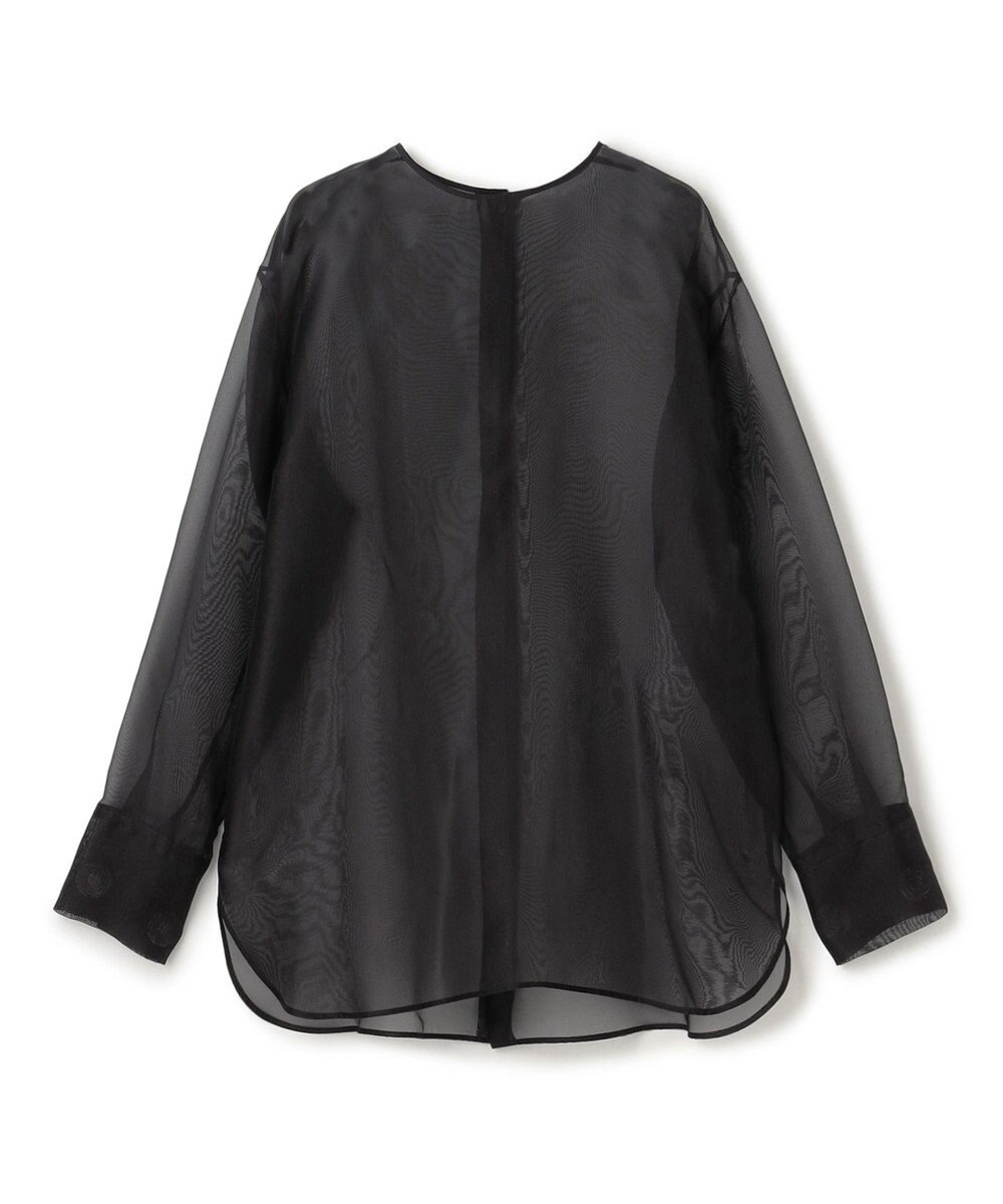 BEIGE， ERICA / シルクシースルークルーネックブラウス 