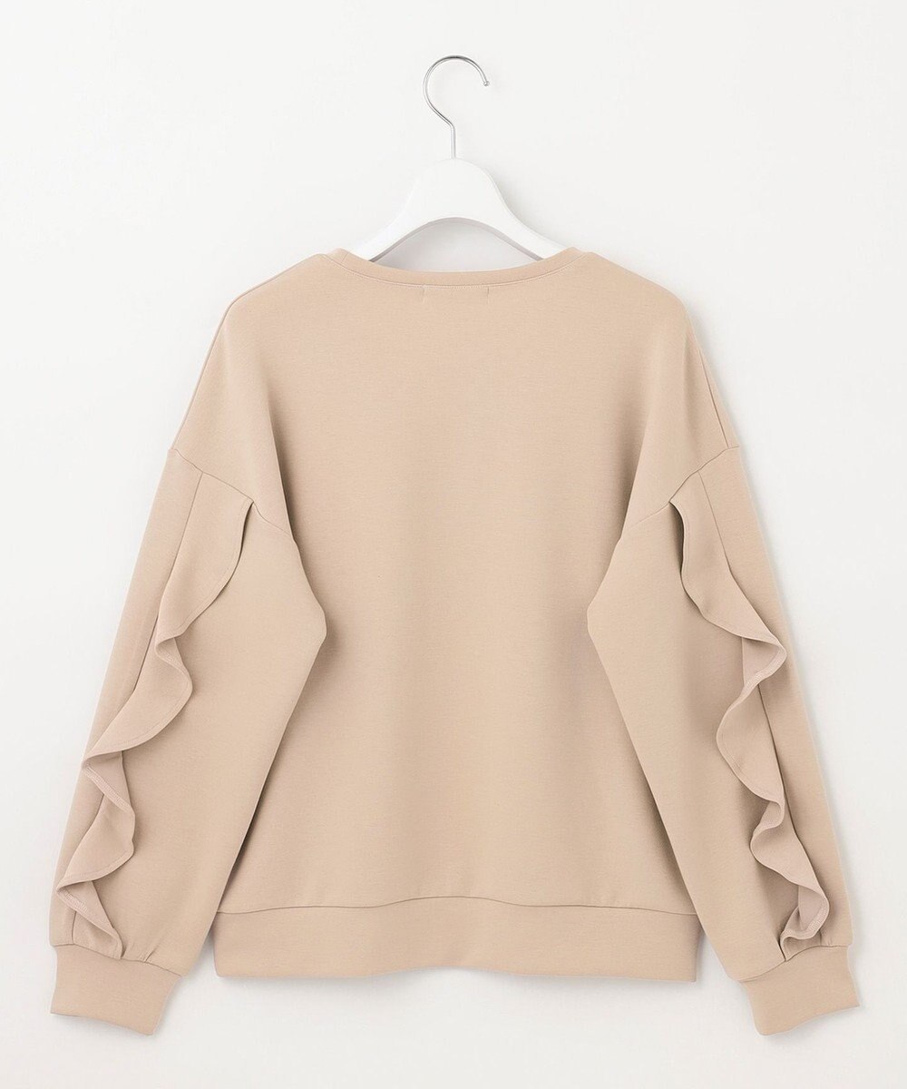 Feroux 【洗える】袖フリルダンボール プルオーバー 