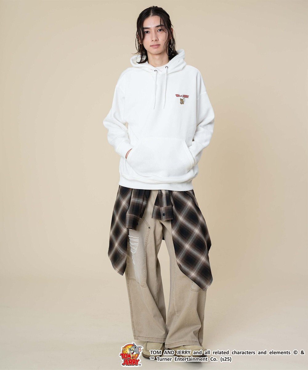 WEGO 【ユニセックス着用ITEM/25年秋冬新作】TOMandJERRYグラフィックプルオーバー 