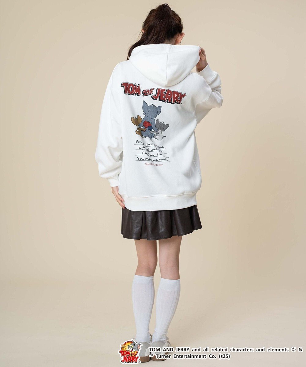 WEGO 【ユニセックス着用ITEM/25年秋冬新作】TOMandJERRYグラフィックプルオーバー 